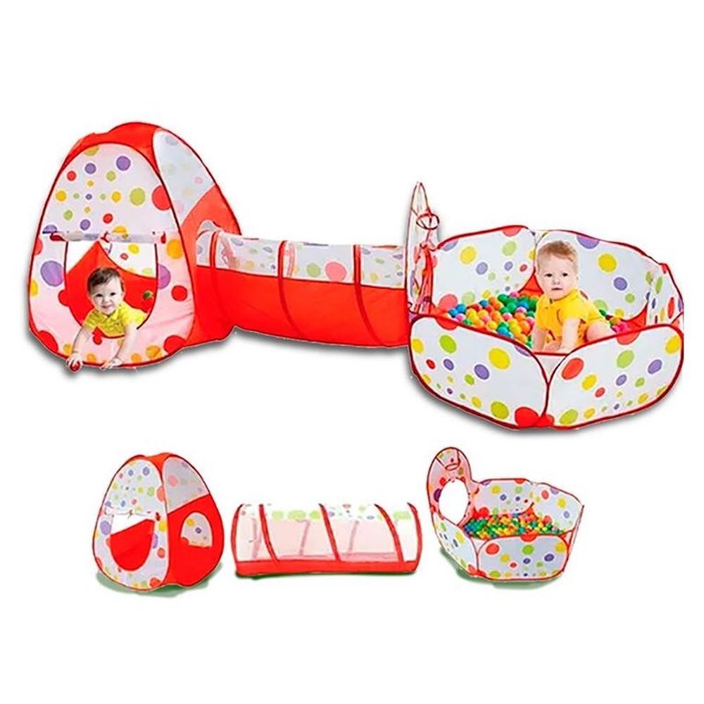 Circuito Tunel mas Carpa Estimulacion Temprana 3en1