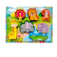 Rompecabeza en Alto Relieve Modelo Animalitos de Selva