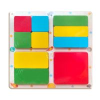 Rompecabeza en Alto Relieve Cuadrados y Rectangulos