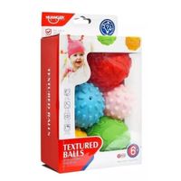 Set 6 Pelotas Sensoriales Texturas Para Bebé