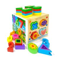 Cubo Multifuncion Montessori Plantado Estimulacion Temprana