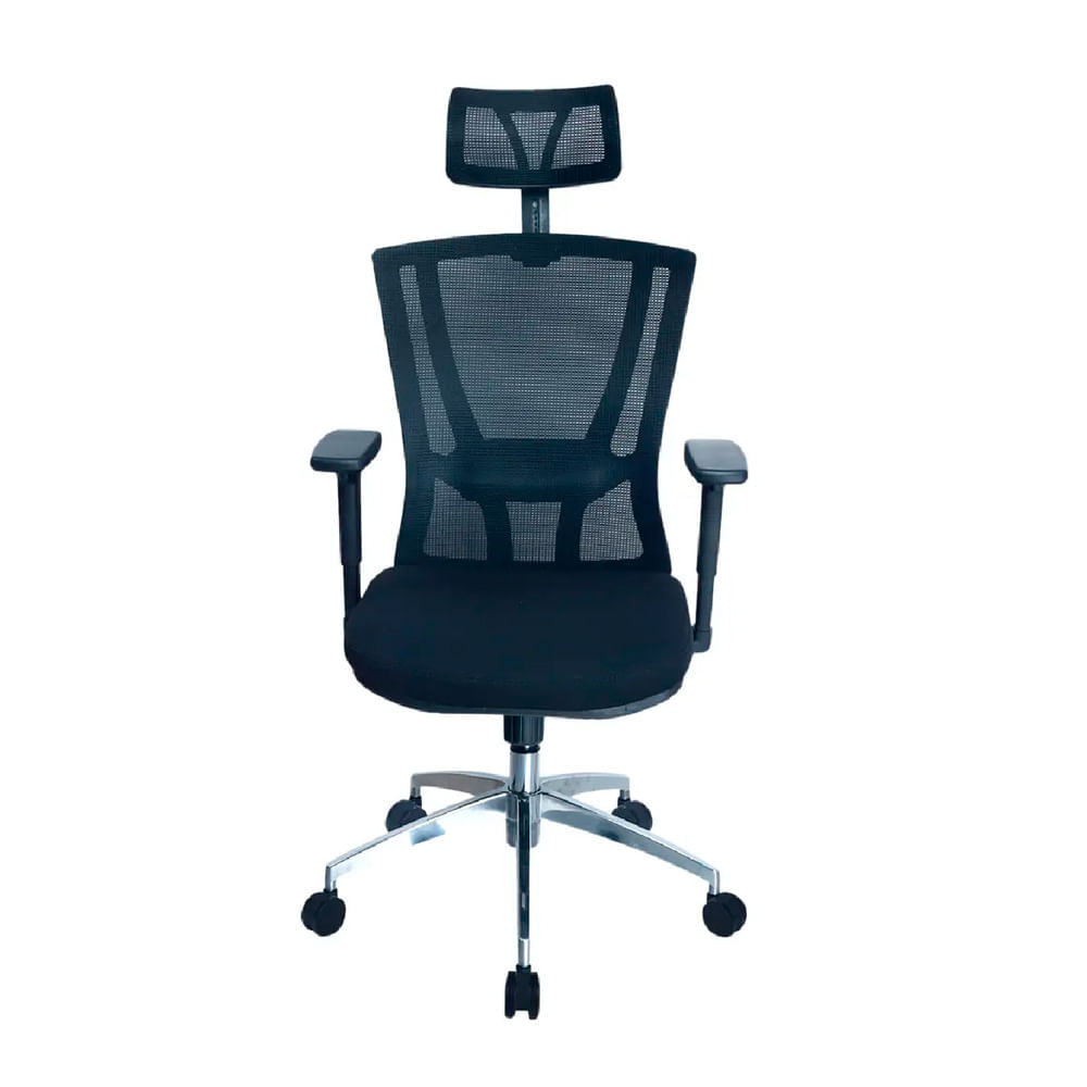 Silla de Oficina Ergonómica Londres Presidente Negro Ofideas