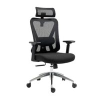 Silla de Oficina Ergonómica Smart Presidente Negro Ofideas