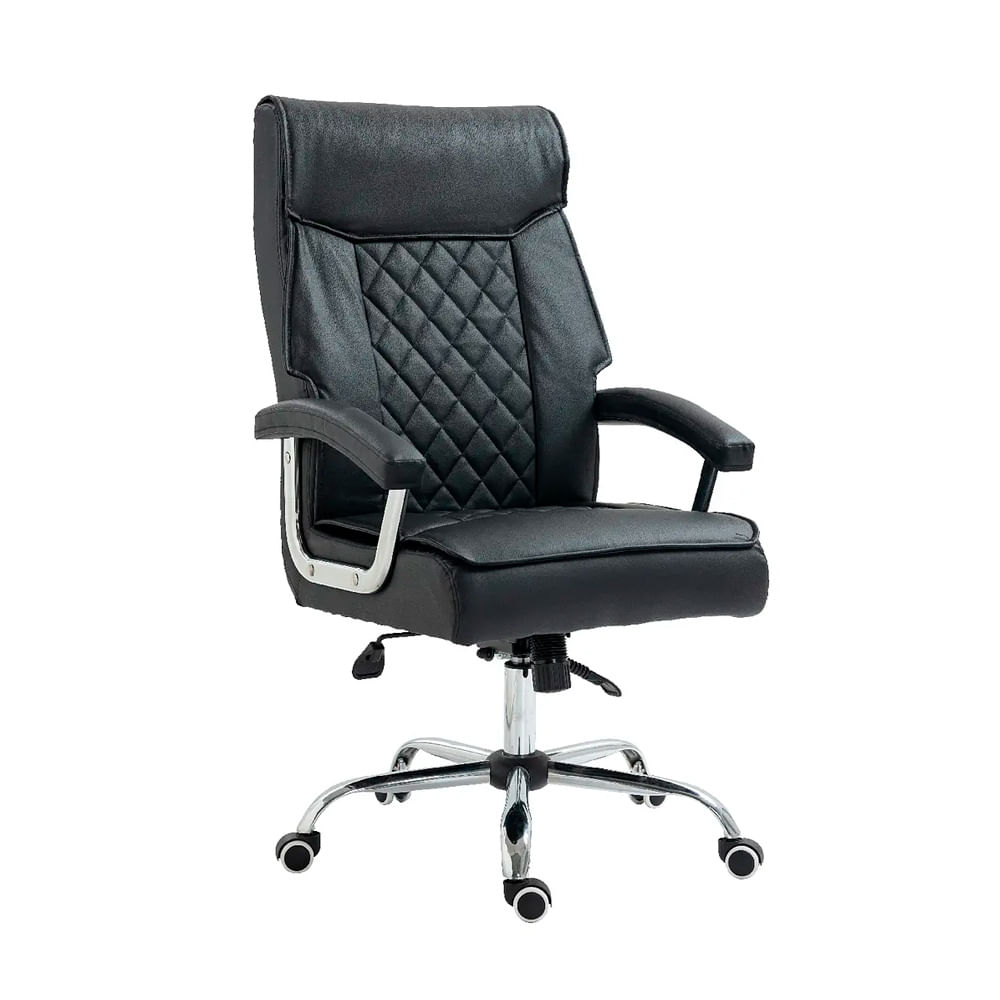 Silla de Oficina Ergonómica Napoles Presidente Cuero Ofideas