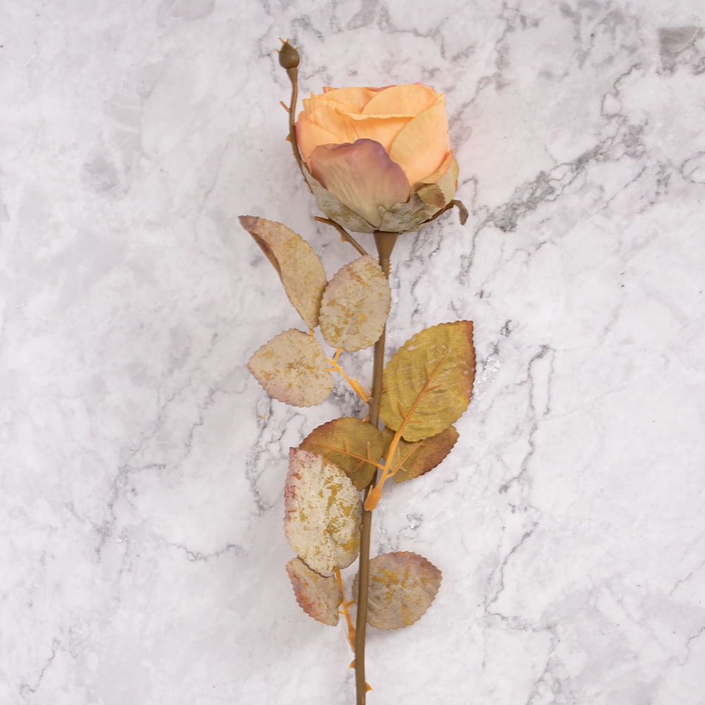 Rosa en Vara Naranja Pack de 2 Panorama Hogar