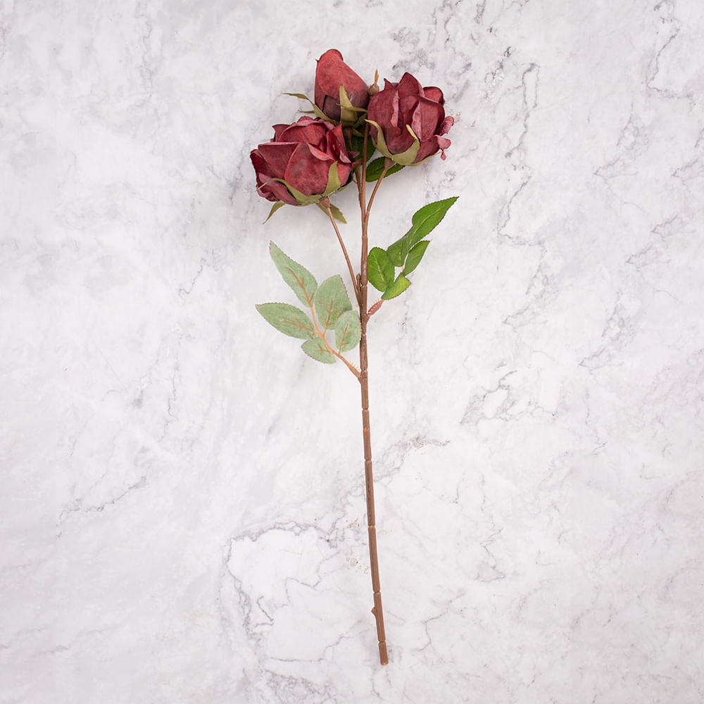 Pack de 2 Rosas Rojo Panorama Hogar