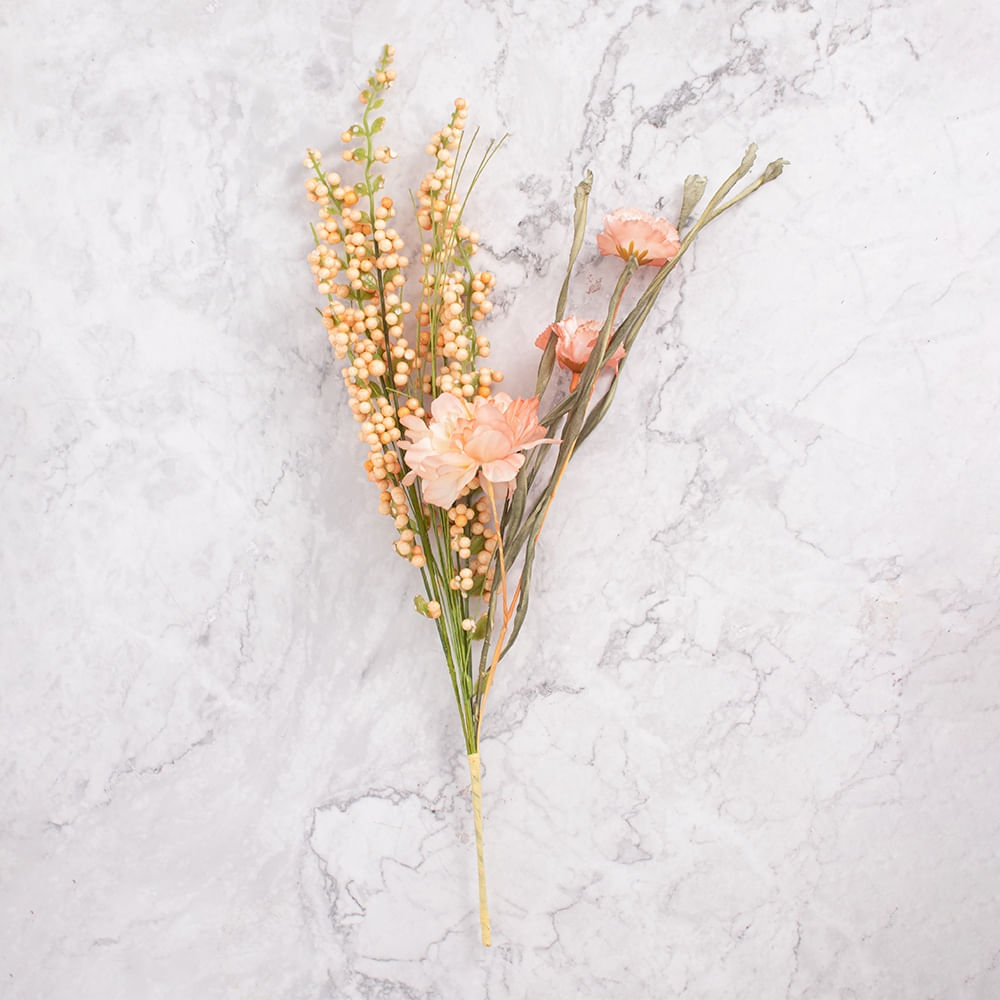 Pack de 2 Flores con Follaje Naranja Panorama Hogar