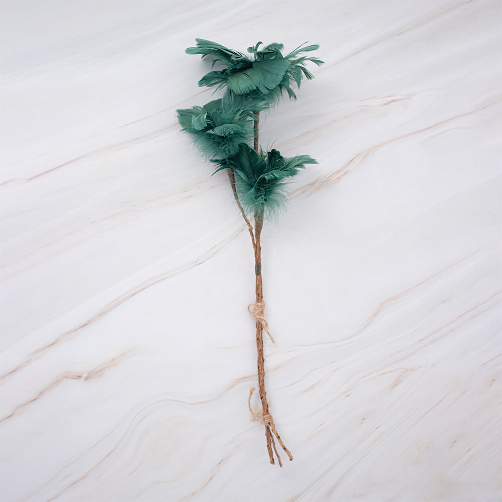 Pack de 2 Flores Verde Panorama Hogar