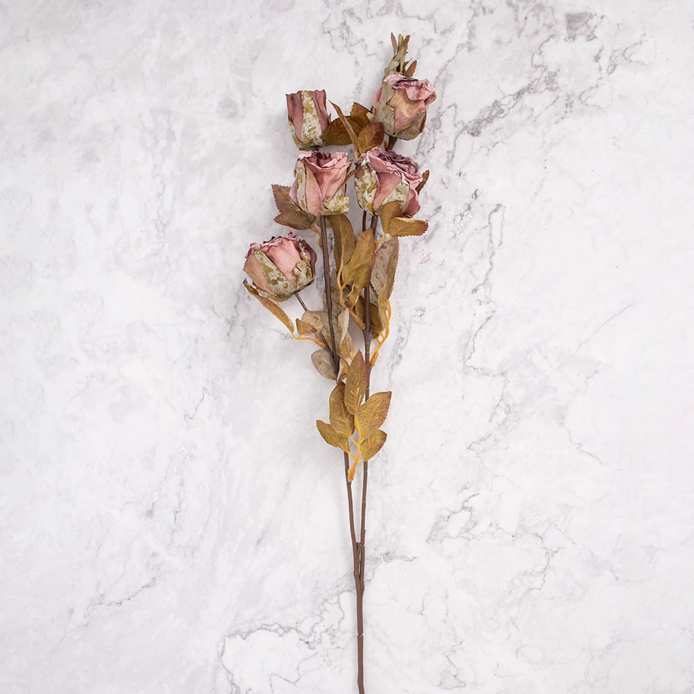 Rosa en Vara en Pack de 2 Rosa Pack de 2 Panorama Hogar