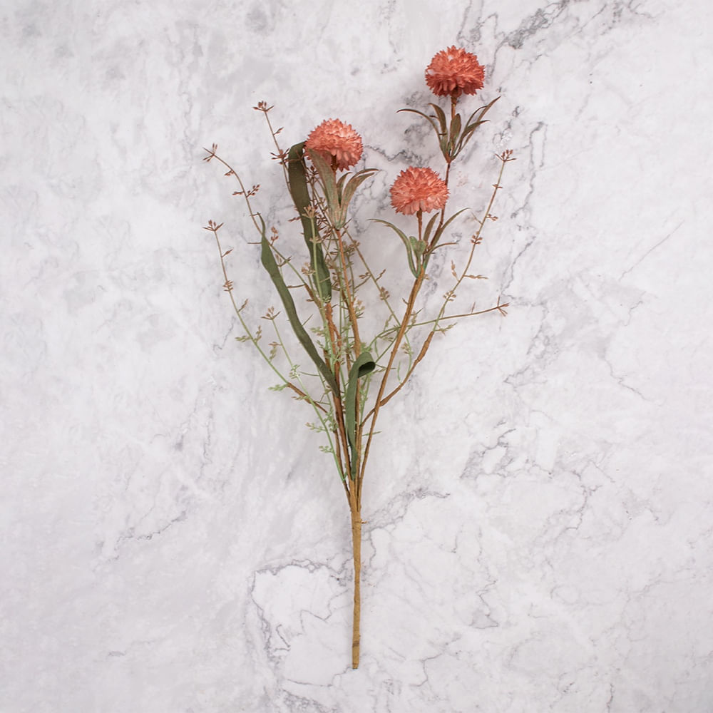 Pack de 2 Pompones Naranja Panorama Hogar