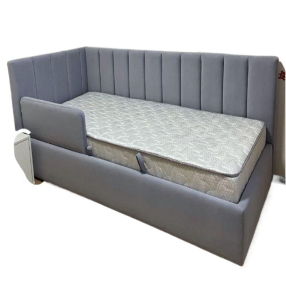 Dormitorio Jey plaza y media - acero