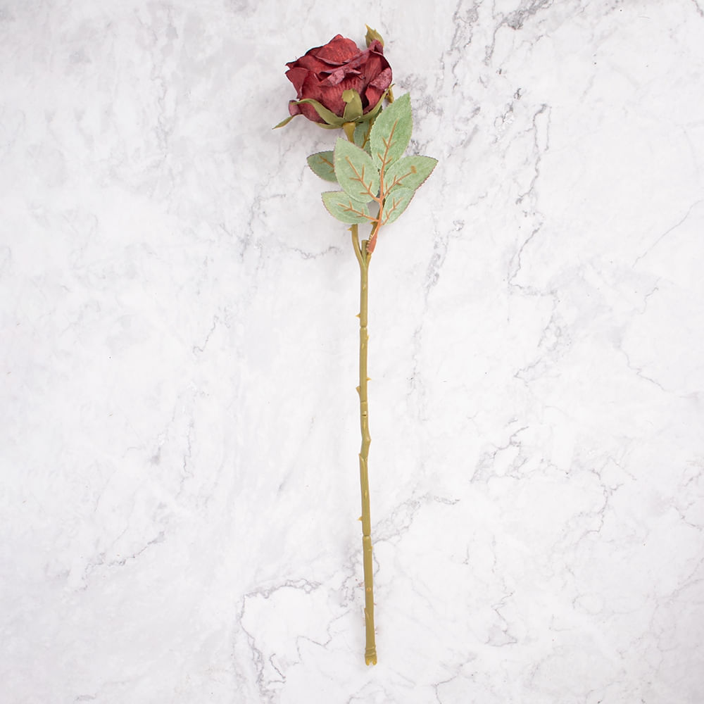 Pack de 2 Rosas en Vara Rojo Panorama Hogar