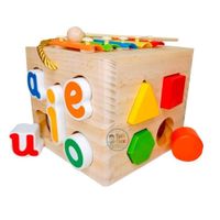 Cubo Didactico Xilofono y de Encaje