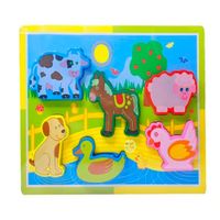 Rompecabeza en Alto Relieve Modelo Granjita de Animales