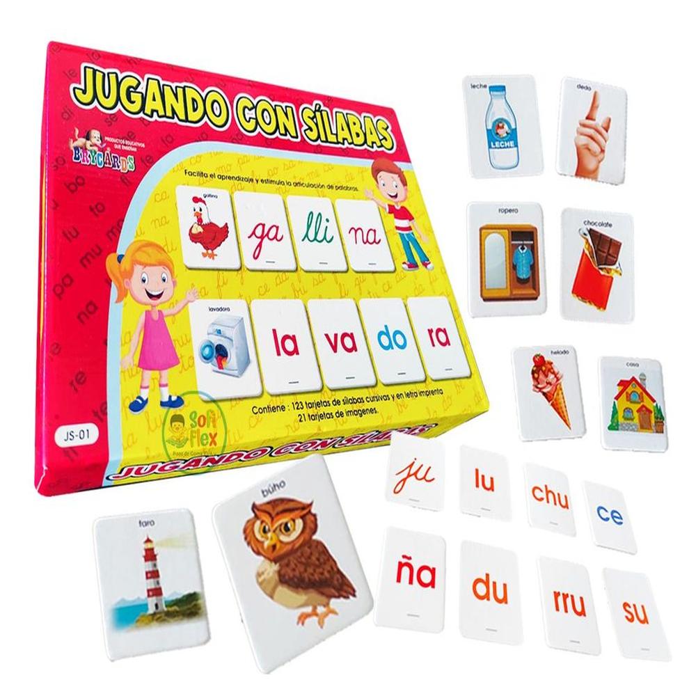 JUGANDO CON SILABAS APRENDIENDO A LEER Y ESCRIBIR