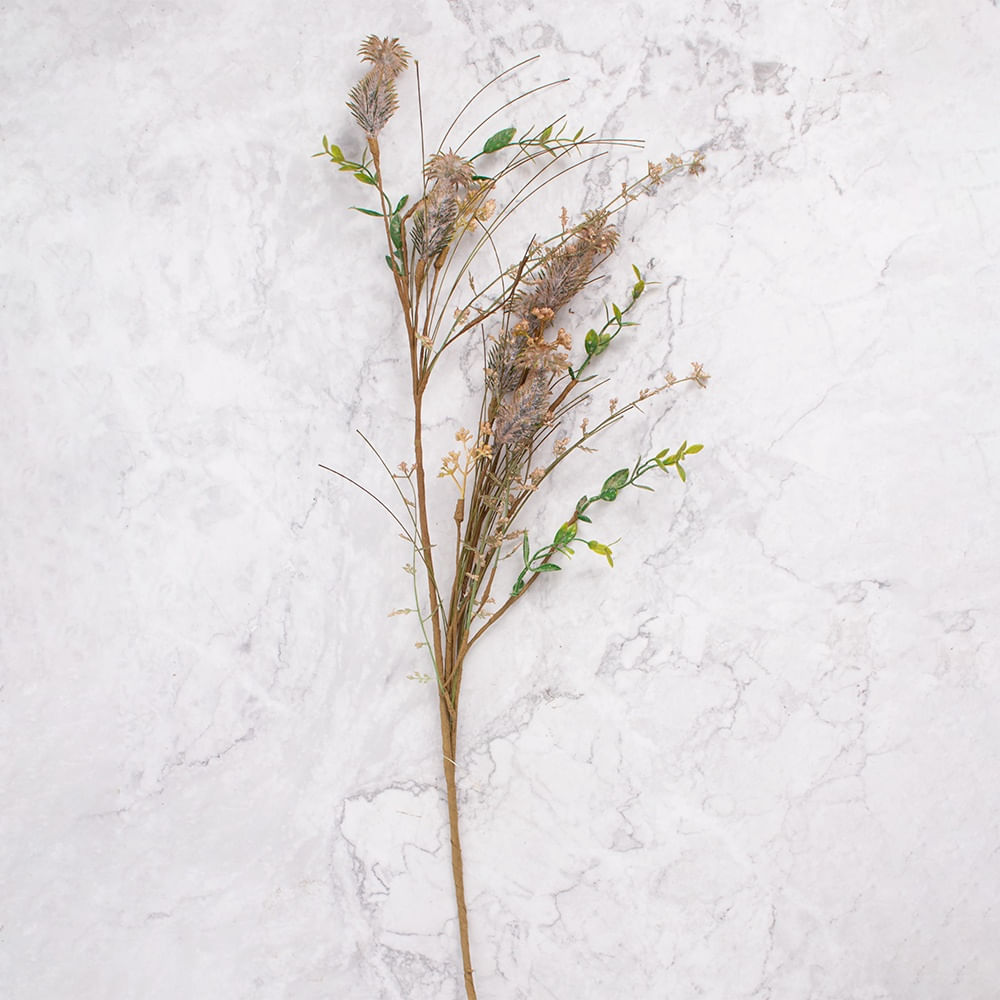 Follaje Artificial Pvc Marrón Pack de 2 Panorama Hogar