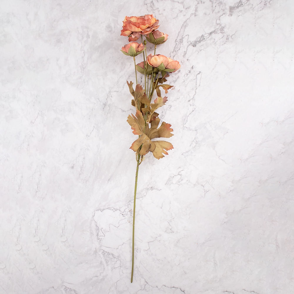 Peonías en Pack de 2 Naranja Panorama Hogar