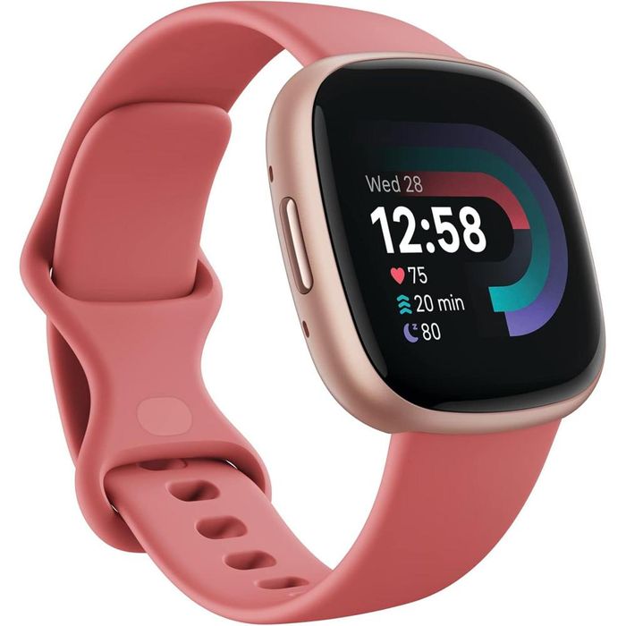 Smartwatch Fitbit Versa GPS Integrado rosa cobriza|