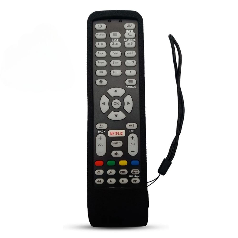 Funda para Control Remoto Aoc Para Smart Tv Negro