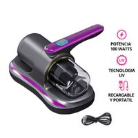 Aspiradora Inalámbrica de Mano Anti Ácaros con Luz UV