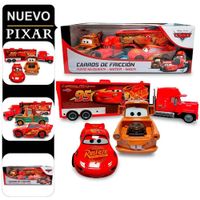 Coches De Fricción Cars Mater, Mcqueen Y Mack 6777-09