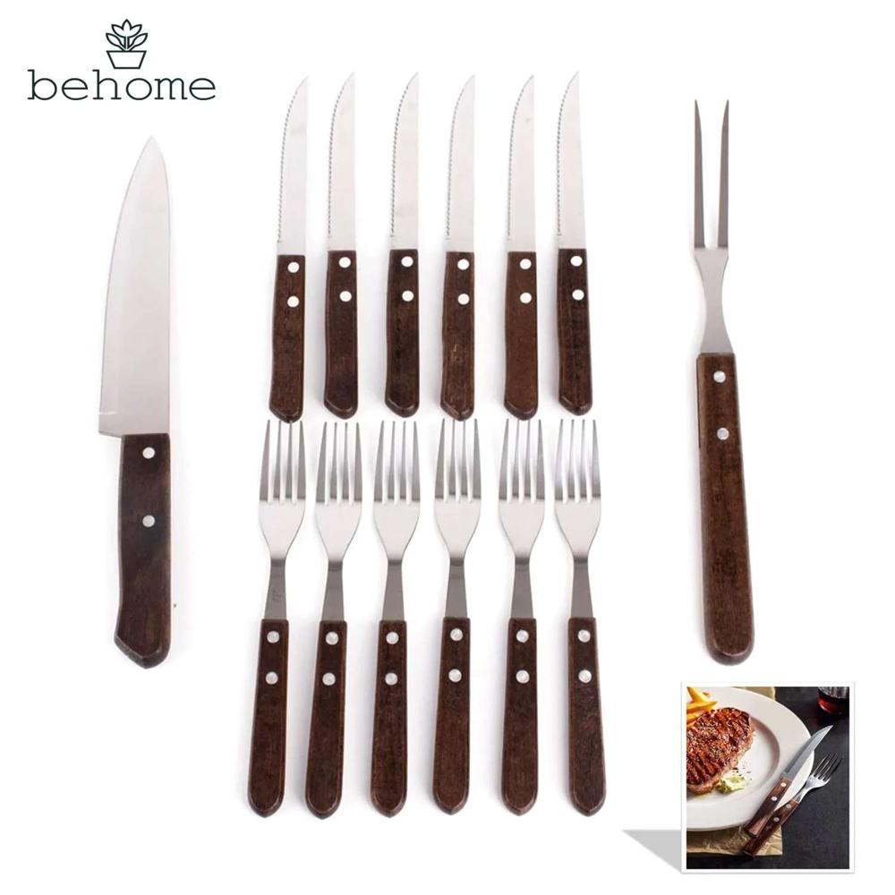Cubiertos Parrilleros Behome 14 Piezas