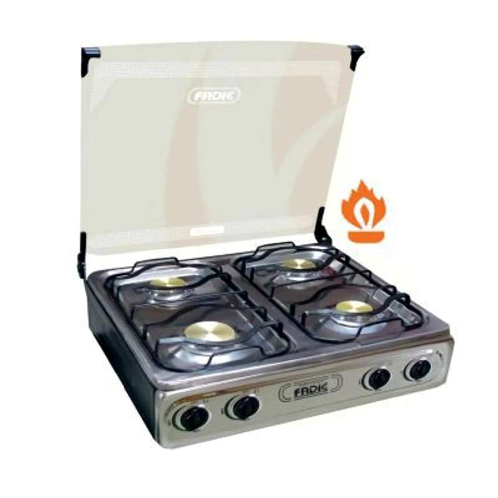 Cocina de mesa con tapa de vidrio Fadic clásic 22 4H