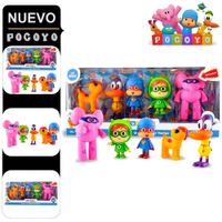 Set de Figuras Articulables Pocoyo y sus Amigos 5pcs