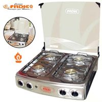 Cocina de mesa con tapa de vidrio Karen 22 4h