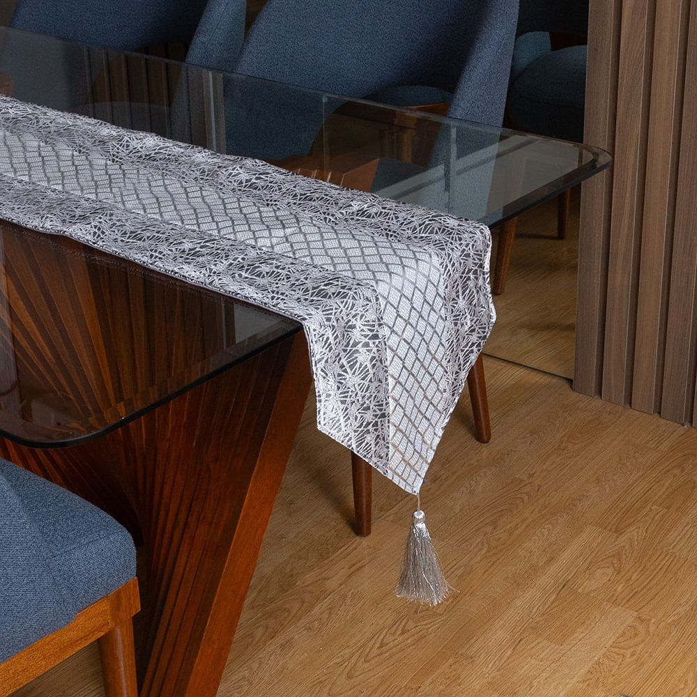 Camino Plata De Poliester