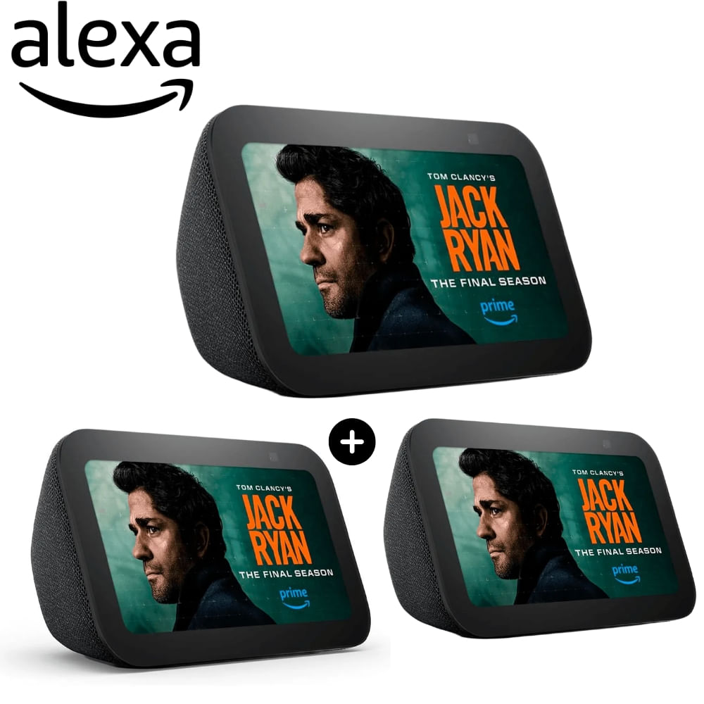 Pack 3X Amazon Echo Show 5 3era Generacion Charcoal Negro Pack 3X Amazon Echo Show 5 3era Generacion Charcoal Negro