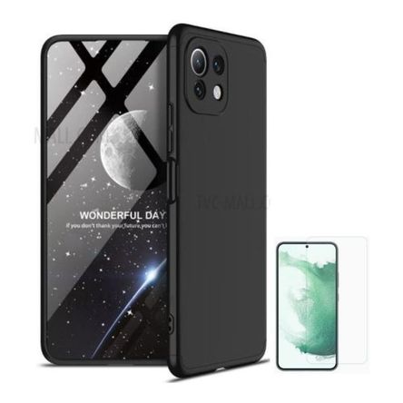 CASE NEGRO GKK 360 XIAOMI MI 11 LITE Y VIDRIO