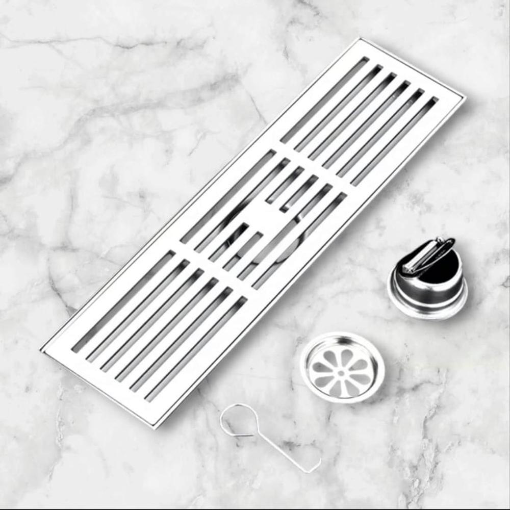 Desagüe Sumidero Lineal 8x40cm Acero Inoxidable SUS 304