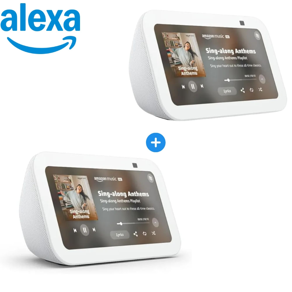 Pack 2X Amazon Echo Show 5 3era Generacion Blanco