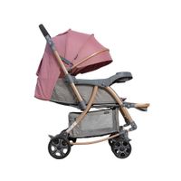 C312Coche CUNA GENOVA 2G PINK/GOLD
