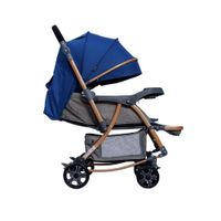C312Coche CUNA GENOVA 2G BLUEGOLD