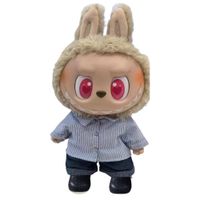 Peluche Grande Labubu Ropita Camiseta y Zapatitos