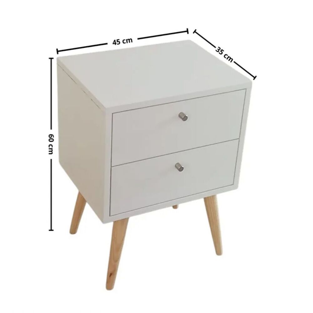 Velador Vintage Olivia - 2 cajones