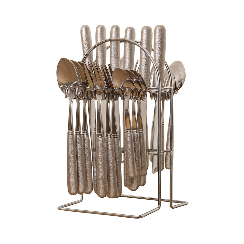 Pack de 24 Cubiertos Plata Panorama Hogar