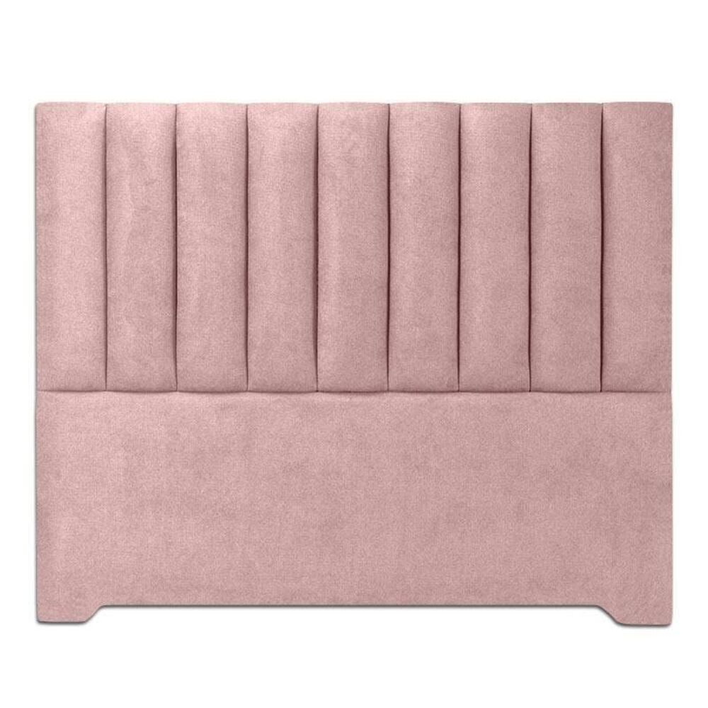 Cabecera acanalada 2 plazas rosa