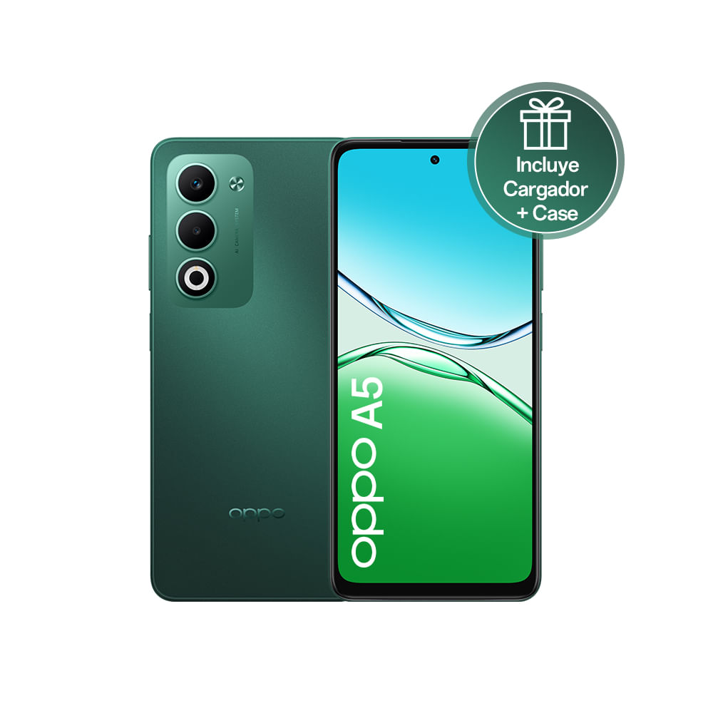 Celular OPPO A5 4GB+256GB Verde