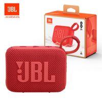 Parlante JBL Go 4 Bluetooth Acuático IPX67 Extra Bass Rojo