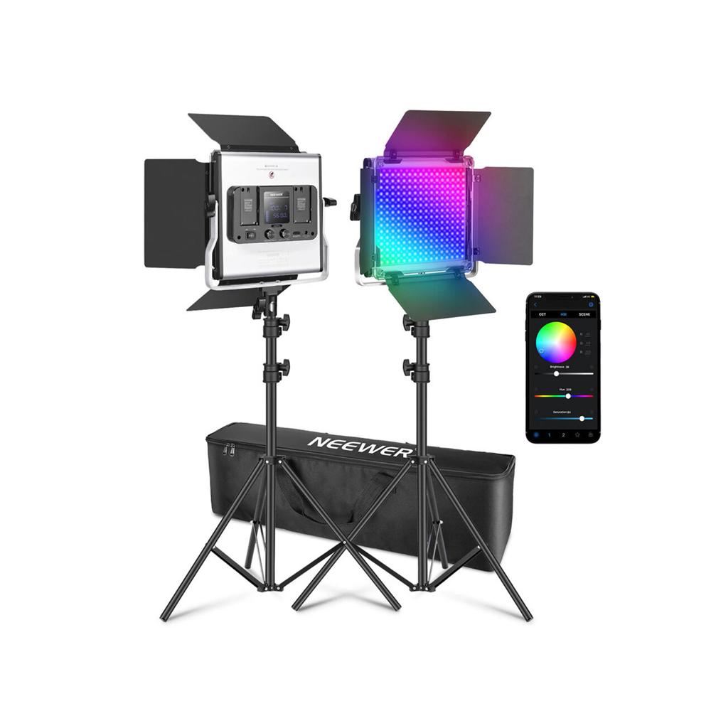 Kit de 2 luces Neewer LED RGB 660 PRO II