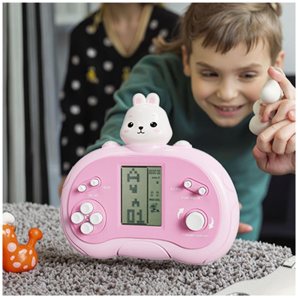 Consola De Videojuegos Retro Portátil Para Niños Estilo Kawaii Rosado