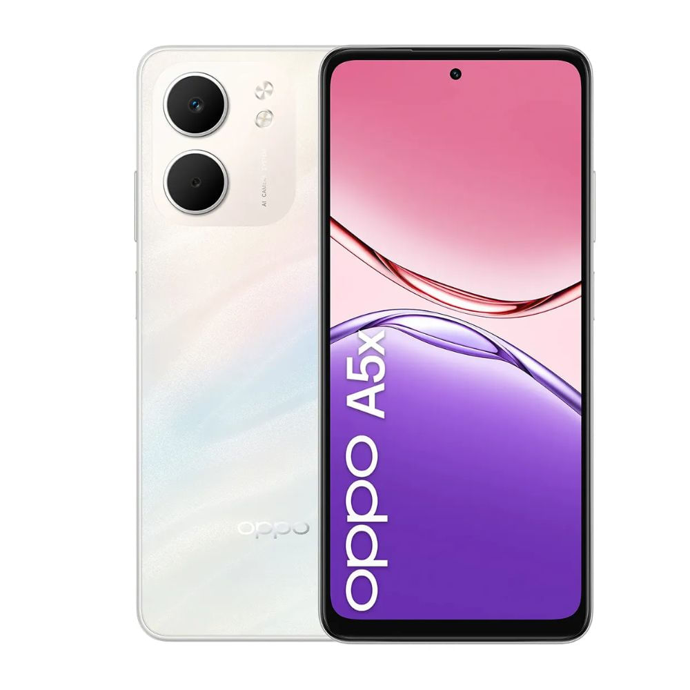 Celular OPPO A5x 4GB+128GB Blanco