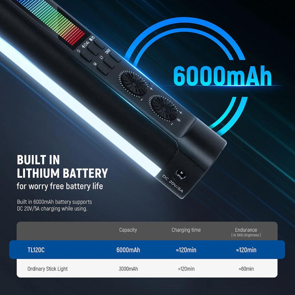 Tubo de luz Neewer RGB de 120cm profesional - TL120C