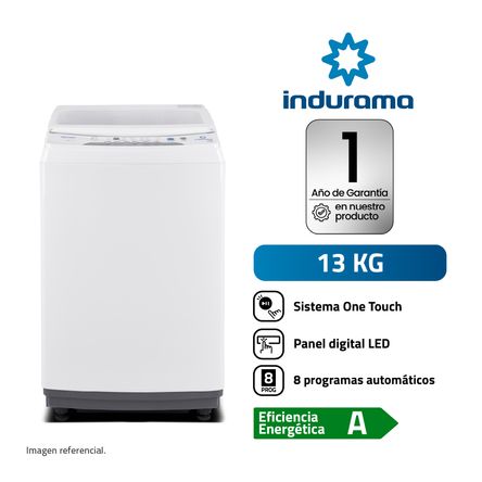 Lavadora Automática Indurama LRI-13 13kg Blanco Lavadora Automática Indurama LRI-13 13kg Blanco