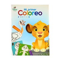 Libro Mi primer coloreo El Rey León DISTRIBUIDORA GRÁFICA