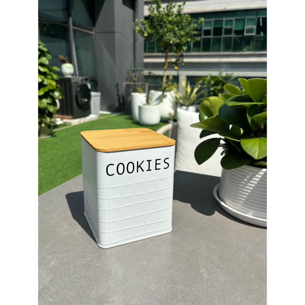 Contenedor Galletas Metal 16.3 Cm