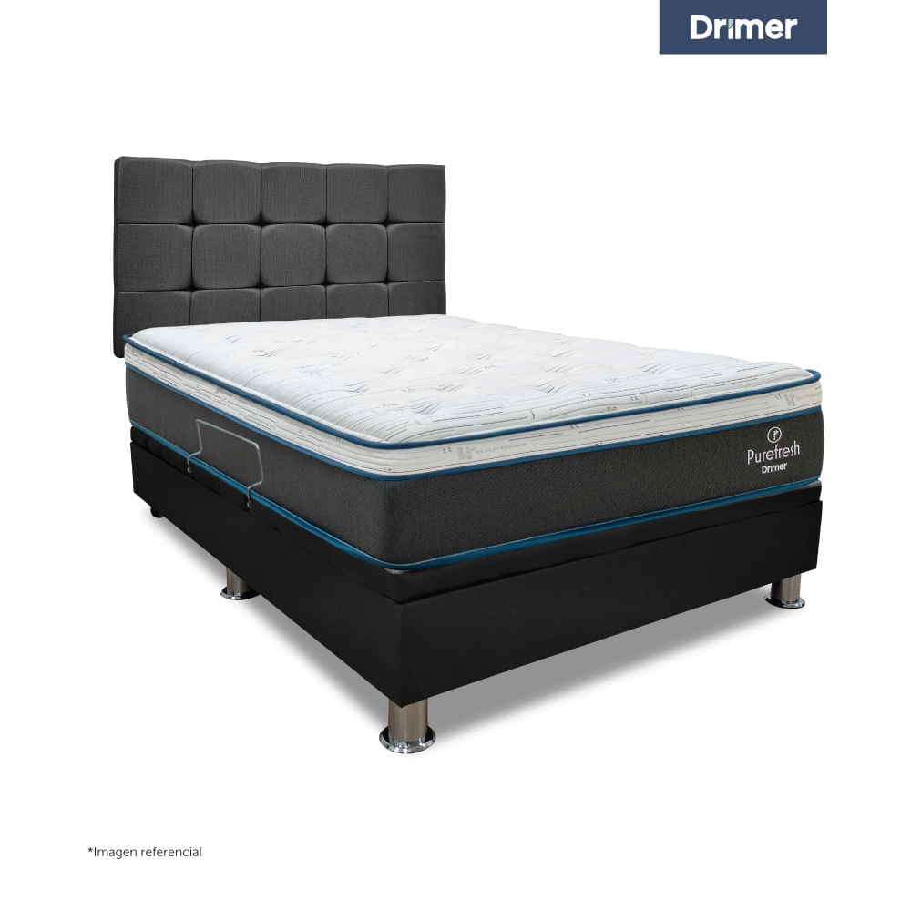 Boxet Pure Fresh Queen Cuadros Gris